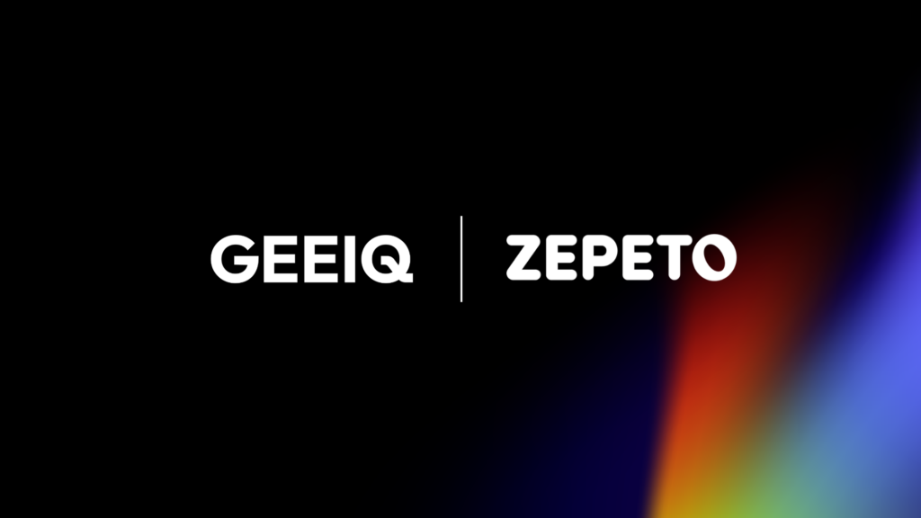 GEEIQ and ZEPETO partnership gaming data for brands