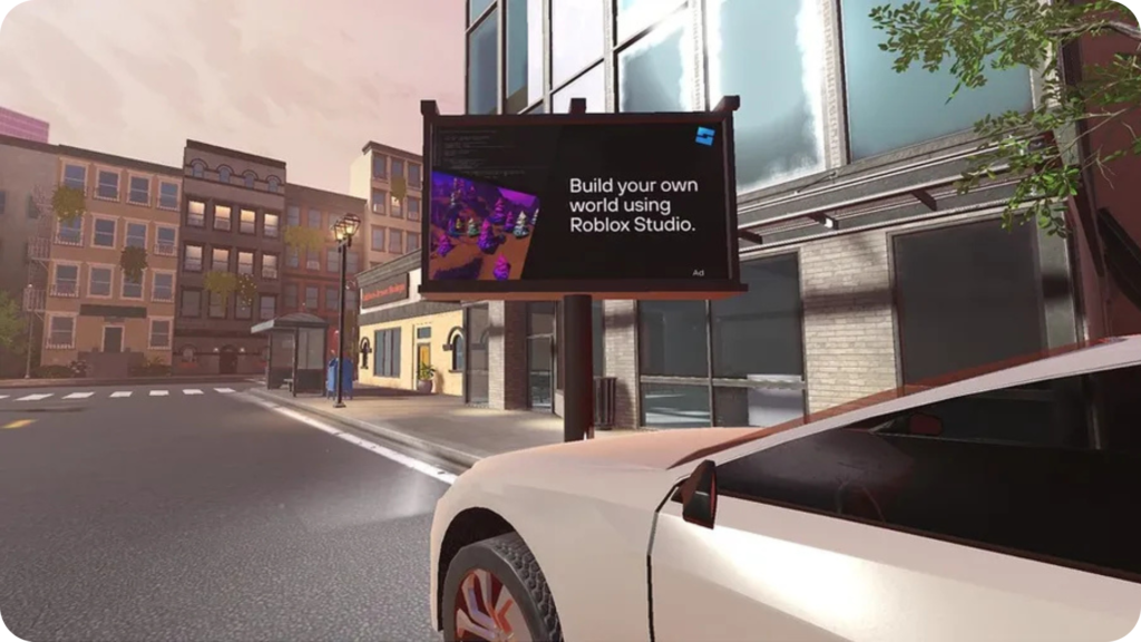 Google x Roblox Ad Immersive Video Ad on Roblox