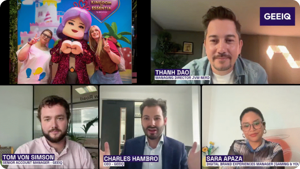 Cosmetics brands in gaming webinar with essence cosmetics